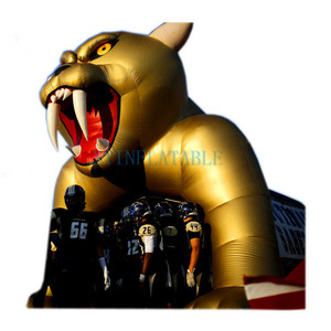 Túnel Inflable de Fútbol con Diseño de Oso Negro, Entrada Inflable de Oso para Partidos de Fútbol, Gran Venta 2026 - Product Image 2