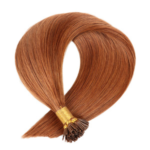 # Extensions de cheveux en kératine 30 I-Tip, 100% cheveux humains naturels, vierges Remy, cuticules alignées, double tirage - Product Image 3