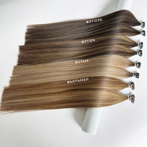 <span class=keywords><strong>Nocciola</strong></span> Latte Balayage colore cuticola di alta qualità Remy extension <span class=keywords><strong>capelli</strong></span> umani Stick punte Pre-incollate Micro anello extension per <span class=keywords><strong>capelli</strong></span> - Product Image 5