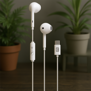 Auriculares con micrófono con cable CAPSULE Blanco AUCAPSULETYPECW - Product Image 3