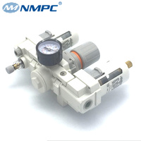 ราคาต่ำ SMC ใหม่ประเภทนิวเมติก FRL หน่วย AC4000-04อัดอากาศกรอง Regulator น้ำมันเครื่องแหล่งอากาศหน่วยบำบัด