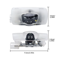Accessoires automobiles, 2 pièces, projecteur LED personnalisé pour porte de voiture, lumière de bienvenue pour Toyota Camry 2016-2021
