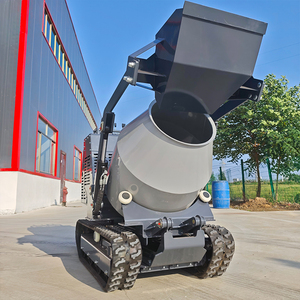 Pengiriman Gratis Mini <span class=keywords><strong>Concrete</strong></span> Mixer Dumper Pump Motor Hidrostatis Beroda Rantai 2M/Jam Efisiensi Tinggi Bersertifikasi AIDE CE EURO5 15kW - Product Image 6