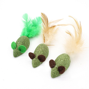 Chicken Feather Mint Catnip <b>Mouse</b> Teaser <b>Toy</b> YCL Model Guangdong <b>Cat</b> <b>Toy</b> Snacks <b>Cat</b> Grass Pet Supplies - Product Image 4