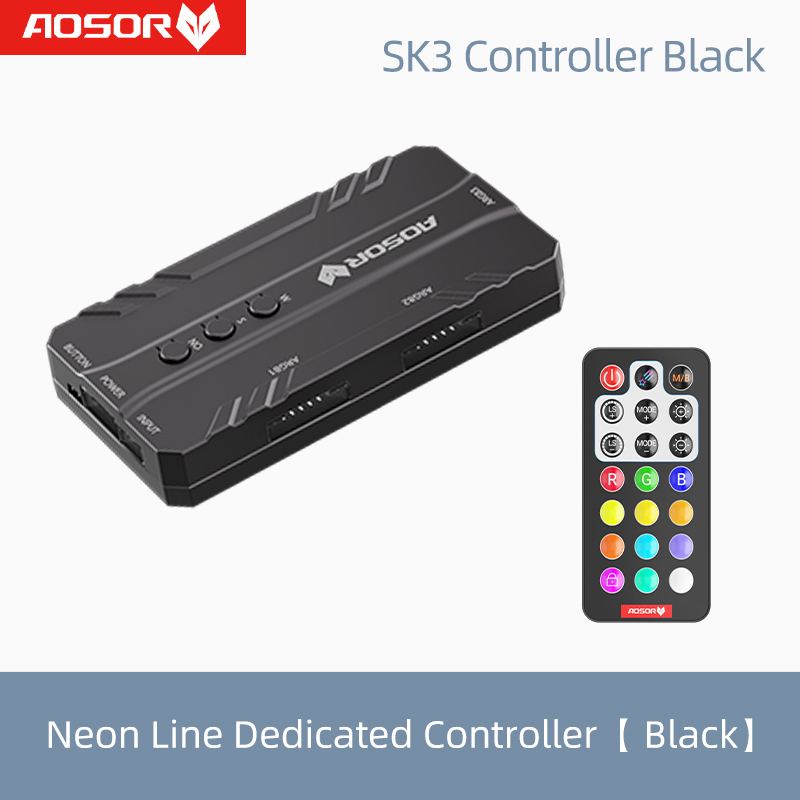 คอนโทรลเลอร์เฉพาะรุ่น Neon Line [สีดำ]