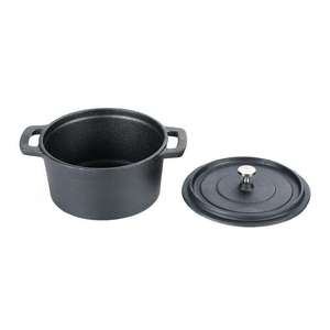 Mini <span class=keywords><strong>cocotte</strong></span> <span class=keywords><strong>en</strong></span> <span class=keywords><strong>fonte</strong></span> ronde avec couvercle pour soupes, macaronis, fromages, légumes et accompagnements - Product Image 4