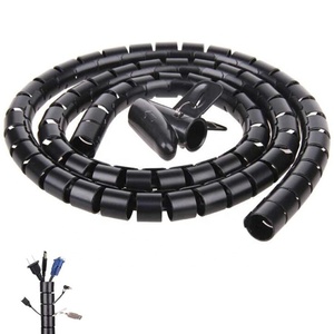 Gaine de câble en spirale transparente/noire pour l'organisation des fils, <span class=keywords><strong>tube</strong></span> de protection 4-30mm - Product Image 4