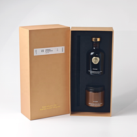 Ensemble de bougies parfumées et diffuseurs de luxe très demandés, avec couleurs, logos et senteurs personnalisés, coffret cadeau