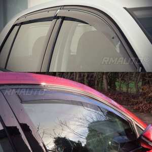 4 déflecteurs de vent pour vitres de voiture, pare-soleil teintés, protection contre la pluie, déflecteurs d'aération pour VW Golf 7ème génération MK7 MK7.5 2013-2020 - Product Image 3