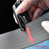 Mini marteau de sécurité pour voiture, Kit de sauvetage, coupe-ceinture de sécurité, brise-vitre, Kit de sauvetage d'urgence