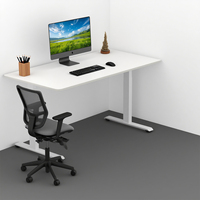 Meubles de bureau modernes en gros sur mesure, table électrique à double moteur, réglable en hauteur, bureau debout, cadre de bureau