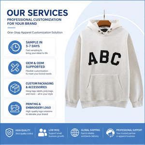 <span class=keywords><strong>Sudadera</strong></span> con Capucha 100% Algodón para Hombre, Estilo Urbano, con Estampado <span class=keywords><strong>FOG</strong></span> y Letras ABC, Talla Grande - Product Image 5