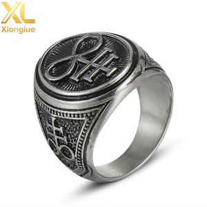 Fashion Jewelry <b>Titanium</b> Custom Metal Engraved Accessories Engagement Stainless Steel <b>Rings</b> for <b>Man</b> - Product Image 1