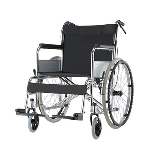 Manual <b>Folding</b> Wheelchair With <b>Commode</b> Lightweight For Elderly And Disabled Use - Product Image 3