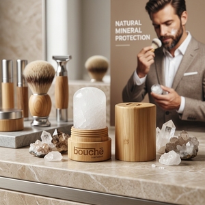 Desodorante Sólido Minimalista Sin Perfume, Minerales de Alumbre, <span class=keywords><strong>No</strong></span> Deja Marcas Blancas, Cuidado de la Piel Unisex Esencial, Natural - Product Image 1