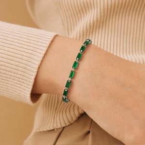 Summer Tennis <strong>Bracelet</strong> 316L Stainless Steel Hyallergenic PVD 18K <strong>Gold</strong> Zircon <strong>Bracelet</strong> Color Retention <strong>Adjustable</strong> Pull-out Bangle - Product Image 3