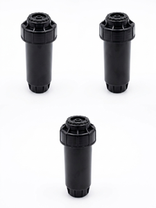 Arroseur de pelouse escamotable en plastique noir avec buse 15A pour l'irrigation des jardins et paysages - Product Image 2