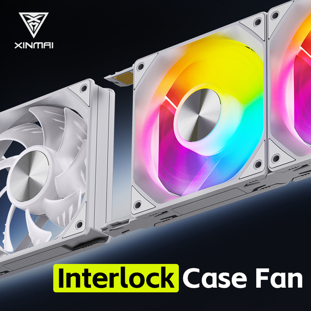 XINMAI OEM ODM 120mm ARGB PWM PC Case Fan Manufacturer Modular Interlocking Cooling Fan Factory Supplier