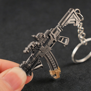 Llavero de Metal de Aleación de Zinc con Figura de Acción de Ola Gigante AS VAL, Modelo de Pistola de Juguete Mini de 9CM de Delta Force HawkOps - Product Image 6