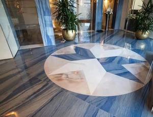 Lujosa <span class=keywords><strong>losa</strong></span> de cuarcita azul Grand Skylight Azul Macaubas de Brasil <span class=keywords><strong>para</strong></span> pisos, paredes y encimeras de villas. - Product Image 3