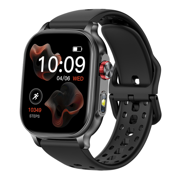 AK109 Direct Factory Sport Smart Watch Men Women 1400mAh Battery 2.01 HD IPX8 Waterproof Silicone BT Call 100+ Sports Tracker