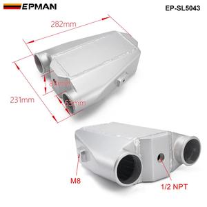 <span class=keywords><strong>Intercooler</strong></span> eau-air EPMAN 900BHP, cœur en aluminium à plaques, 9,5"x11"x3,5", entrée 2,5" pour turbo universel EPSL5043 - Product Image 2