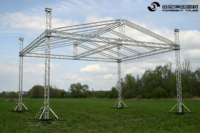 Estructura Modular de Aluminio Resistente, Torre de Elevación, Marco Modular de Instalación Rápida para Montaje de Escenarios en Conciertos en Vivo