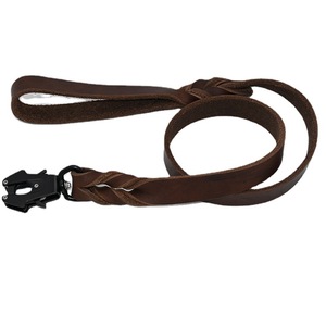 Nhiệm Vụ Nặng Nề Con Chó Đào Tạo Dây Xích Da Chính Hãng Bện Con Chó Dây Xích Với Phát Hành Nhanh Chóng Khóa Chiến Thuật Ếch Clip - Product Image 3