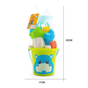MILI-Ensemble de seau de jouets de plage, jouets de <span class=keywords><strong>sable</strong></span> pour la sécurité des tout-petits, kit de construction de château de <span class=keywords><strong>sable</strong></span> en <span class=keywords><strong>plastique</strong></span> pour enfants - Product Image 5