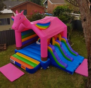 <span class=keywords><strong>Casa</strong></span> hinchable de unicornio barata <span class=keywords><strong>2020</strong></span> nueva venta <span class=keywords><strong>castillo</strong></span> inflable de unicornio con tobogán - Product Image 1