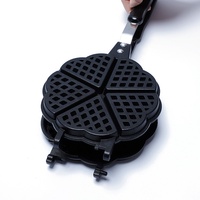 Mini gaufres personnalisés en forme de cœur en aluminium ultraléger C11-WM5021 pour le camping et la randonnée