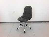 Chaise de bureau pivotante réglable sans accoudoirs, chaise de bureau rotative pour ordinateur, chaise de bureau à domicile