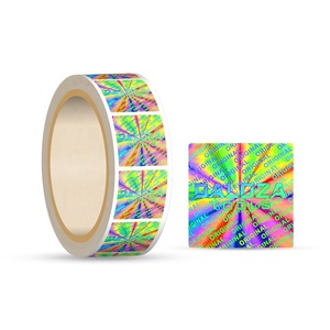 Nhà Sản Xuất Tùy Chỉnh <span class=keywords><strong>3D</strong></span> Void Holography An Ninh Nhãn Vinyl Cho Bù Đắp Giấy Các Tông Kraft Giấy Tráng Giấy Tấm Ban - Product Image 4