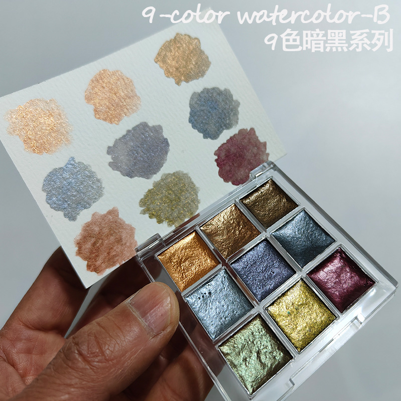 Série sombre de 9 couleurs