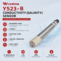 Sensor de Conductividad y Salinidad Y523-B 0-200 MS/cm TDS con RS485 MODBUS IP68 para Plantas de Tratamiento de Aguas Residuales