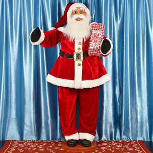 Santa Claus Animatrónico Musical Hecho a Mano para Navidad, Regalos Navideños Directo de Fábrica, Santa Claus Bailando con Música - Product Image 4