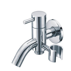 Bidé de Pared Moderno Vimijia, Complemento para Inodoro, con Doble Manija, Totalmente en Cobre, con Pistola Rociadora Simple de ABS - Product Image 6