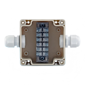 83x81x56mm <b>Waterproof</b> Junction <b>Box</b> One-in-one-out 15A Terminal Block PG11 Cable Gland Enclosure Terminal <b>box</b> - Product Image 1