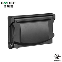 Cache en plastique transparent pour interrupteur mural, prise, sonnette, accessoire de salle de bain et cuisine
