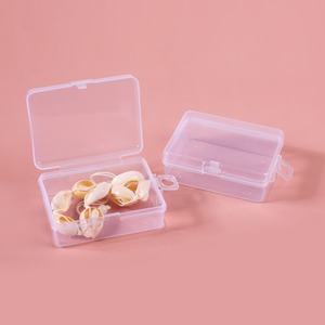 Transparent <b>Plastic</b> Storage <b>Box</b> 6.8x5.1x2.3cm Rectangle With Lid General Packaging Jewelry <b>Box</b> - Product Image 2