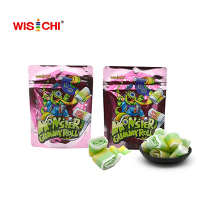 Miễn phí mẫu tùy chỉnh <span class=keywords><strong>Gummy</strong></span> edibles Halal Yummy <span class=keywords><strong>Gummy</strong></span> CuộN nước ép trái cây tùy chỉnh - Product Image 2