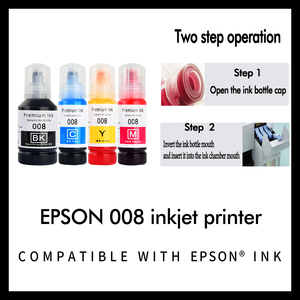 Cho <span class=keywords><strong>Epson</strong></span> 008 chai Dye <span class=keywords><strong>Ink</strong></span> Set, tương thích với <span class=keywords><strong>EPSON</strong></span> l4690 l6490 l15150 l15160 l6570 máy in phun cho in nhuộm mực - Product Image 2