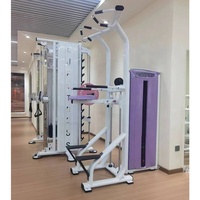 Machine de musculation robuste pour tractions assistées, barre multi-prise pour triceps, pectoraux et dos, idéale pour les clubs de fitness et les studios