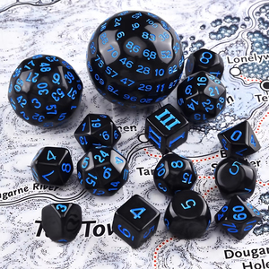 Juego de dados poliédricos personalizados de 15 Uds., juego de rol hecho a mano de acrílico para juegos de dados de mesa MTG para promociones de juegos de rol DND - Product Image 3