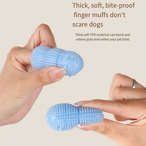 Cepillo de dientes de sílice para mascotas, productos para mascotas, diseño ergonómico, fácil limpieza de dientes, cachorros, cuidado Dental, cepillo de dientes para perros - Product Image 6