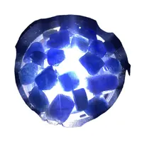 Pierre en corindon bleue Semi précieuse, pierre brute naturelle, saphir, pour la fabrication de bijoux, livraison gratuite, vente en gros