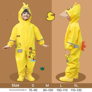 Impermeabile per bambini impermeabile tutto il corpo e pantaloni <span class=keywords><strong>Set</strong></span> nuova <span class=keywords><strong>pioggia</strong></span> per Poncho per ragazzi ragazze Eva materiale per il bambino bambino estate - Product Image 6