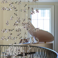 Lustre en cristal artistique ANNO pour l'éclairage de plafond de penthouse