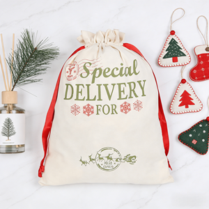 Drawstring <b>String</b> Gift <b>Bag</b> Drawstring <b>Bag</b> Canvas Cotton Dust <b>Bag</b> with Custom logo Packaging Cotton Gift Packaging Storage - Product Image 1