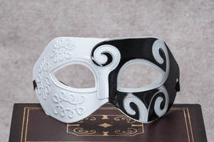 Pintura en Aerosol Dorada <span class=keywords><strong>para</strong></span> Media <span class=keywords><strong>Cara</strong></span>, Máscara de Príncipe, Máscara de Barón <span class=keywords><strong>para</strong></span> <span class=keywords><strong>Hombre</strong></span>, <span class=keywords><strong>para</strong></span> Fiestas de Disfraces de <span class=keywords><strong>Halloween</strong></span> - Product Image 3